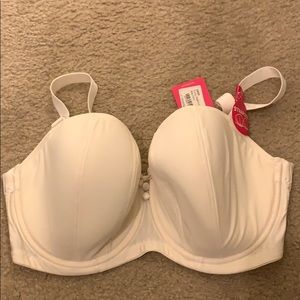 Curvy Late Luxe Strapless Bra Ivory